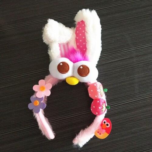 New Disney Movie Sesame Street Easter Cute Plush Hair Hoops Hair Accessories Adult/Child Gifts