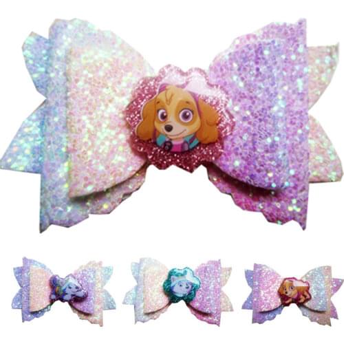 New Girls Cute Colorful Cartoon Paw patrol Clips Sweet Princess Hair Ornament Headband Hairpins Kids Fashion Hair Accessories