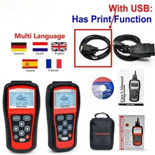 New Diagnostic Tool MaxiScan MS509 OBD2/EOBD Auto Code Reader Work for US&Asian&European Car MS509 Scanner Automotive