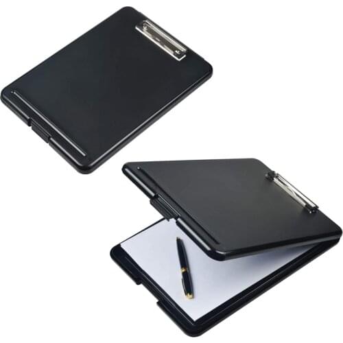 A4 Clipboard Box File Durable Waterproof Document Filing Storage Case Office Supplies