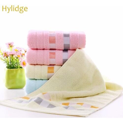 Hylidge 33*74CM Children Kids Face Towel Cotton Baby Towel Terry Absorbent Washcloths Bath Towel Home Use Custom Logo Towel