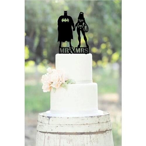 Wedding Anniversary Party Unique Cake Topper bride and groom Design Mr and Mrs Cake Topper Laser cut Acrylic