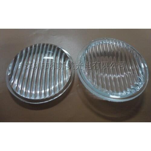 Street light optical glass lens Diameter 69.3MM Streak convex Led lens More than 95% transmittance car lens