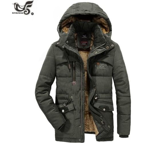 XIYOUNIAO plus size L~7XL 8XL Winter Parka men Jacket Coat Male Thick Cotton-Padded windbreaker warm -30 degrees snow overcoat