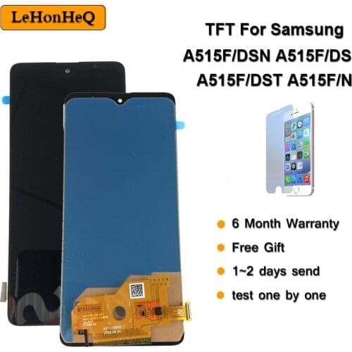 6.5" TFT For Samsung Galaxy A51 SM-A515F/DSN A515F/DS A515F/DST A515F/DSM A515F/N LCD Display Touch Screen Digitizer