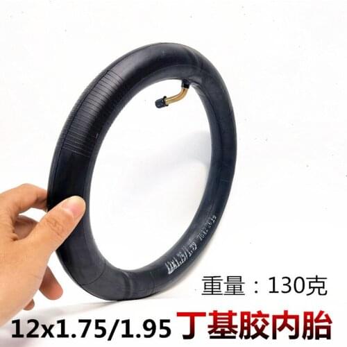12/14/16 Inch Electric Vehicle Tire Replacement Accessories 12x1.75/1.95 14x1.75/1.95 16x1.75/1.95 Butyl Rubber Inner Tube