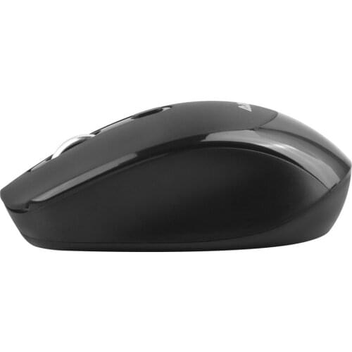 Silent Click Wireless Gaming Mouse, 800/1200/1600 DPI Mini 2.4 Ghz Optical Wireless Mice for PC Computer and Laptop Black