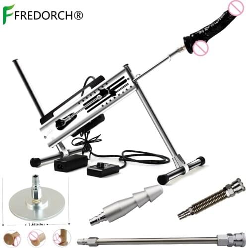 Large Sex Machine Updated 120W Stronger Automatic Sex Vibrator Love Machines Gun Set 15cm Stroke For Women Sex Toy Products Shop