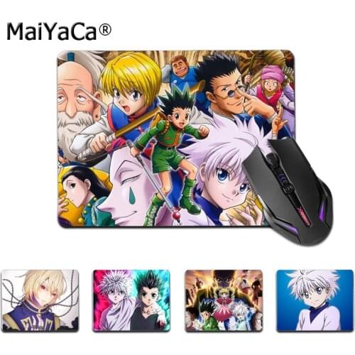 Maiyaca Top Quality anime hunter x hunter Gamer Speed Mice Retail Small Rubber Mousepad Top Selling Wholesale Gaming Pad mouse