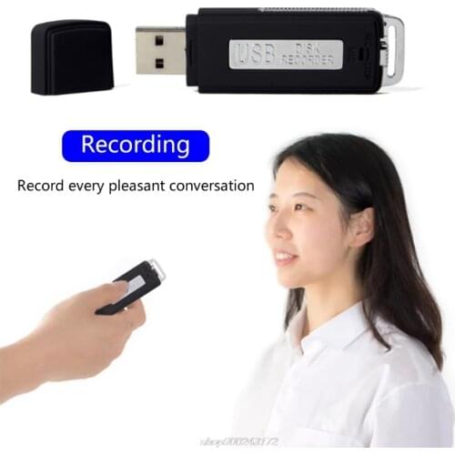 8GB Rechargeable Mini USB Flash Drive Recording Dictaphone 70Hr Digital Voice Recorder Portable O10 20 Dropship