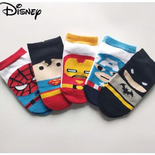 Disney fashion summer new cute cartoon miracle short tube shallow mouth socks simple and comfortable cotton childrens socks