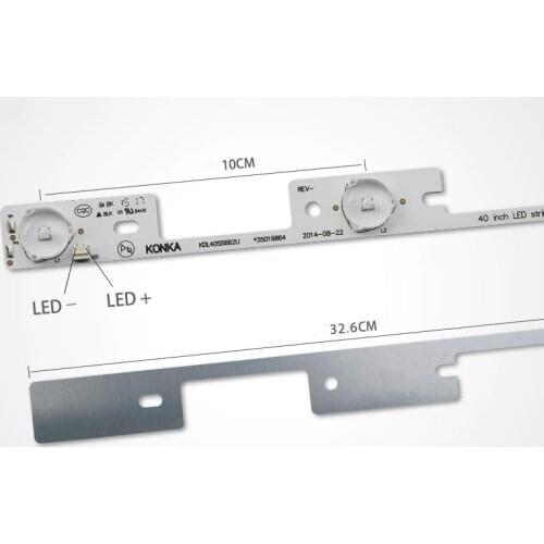 New 100Pieces*4 LEDs*6V LED strips working for TV KDL39SS662U 35018339 KDL40SS662U 35019864 326mm