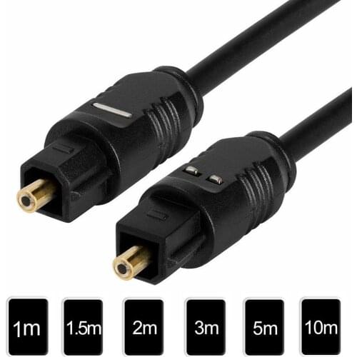 New Digital Optical Audio Cable 1m 5m For Amplifiers Blu-ray DVD Toslink SPDIF Cable for Xbox 360 PS4 Soundbar Fiber Cable