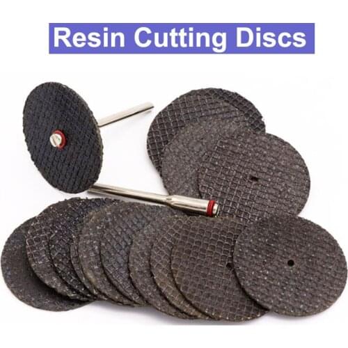 URANN 2pcs 32mm Dremel Accessories Resin Cutting Discs Fiber Cut Off Wheel Discs For Rotary Tools Grinding Abrasive Tools