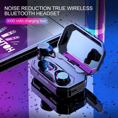 TWS X6 Bluetooth 5.0 Earphones 3000mAh Charging Box Wireless 9D Stereo Sports Waterproof Earbuds Headsets With Microphone