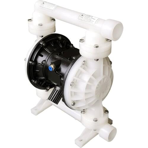 Air Operated Double Diaphragm Pump 1‘’ 358L/min 94.6GPM PP Rubber Diaphragm Optional for Chemical Industrial Water Treatment