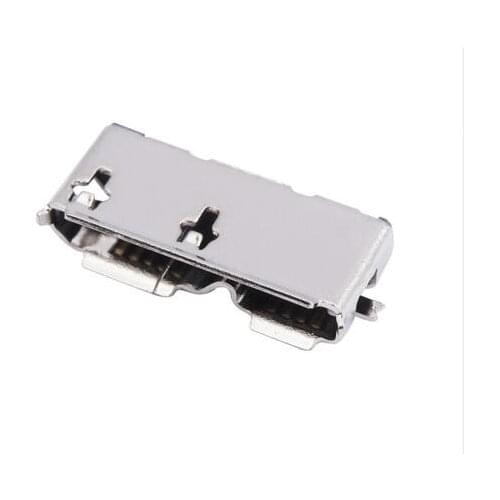 10pcs/lot Micro USB 3.0 B Type SMT SMD Female Socket Connector for Hard Disk Drives Data Interface