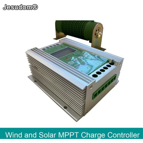 12V24V48V Auto. MPPT 300W 500W 800W 1000W Solar and Wind Hybrid Charge Controller with Dumpload for Wind Turbine /Solar Panels