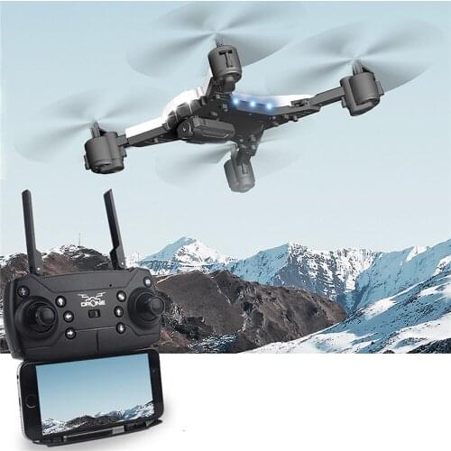 2.4G 640P/1080P/4K Wide Angle HD Camera Drone Aircraft Foldable Quadcopter Drone WIFI FPV Remote Control Selfie Aircraft