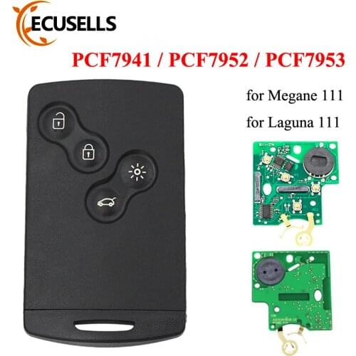 Keyless Go 4B Smart Remote Key 433Mhz PCF7952 PCF7941 Chip for Renault Megane III Fluence Laguna III Scenic 2009-2015 PCF7953