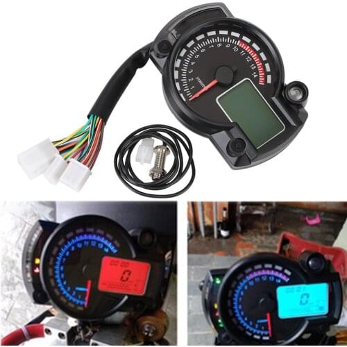 Moto Dashboard Motorcycle Meter Motorcycle Speedometer MAX 299KM/H Motorbike Accessories LCD Digital Odometer
