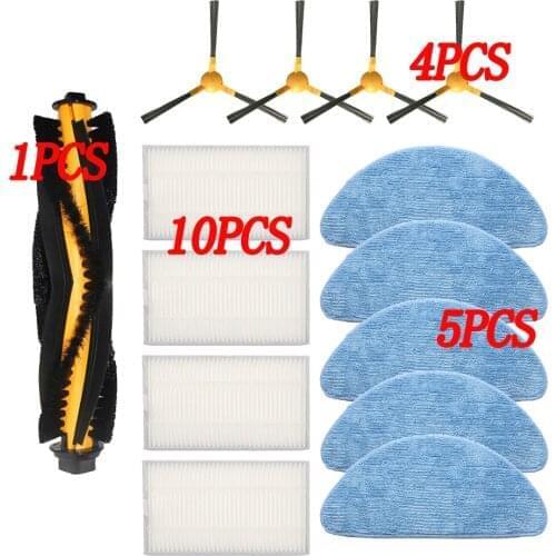 For Proscenic 800T Liectroux C30B Roller Brush Side brush HEPA Filter Filter robot vacuum cleaner parts MopS Set