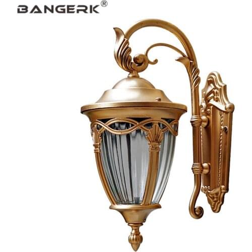 European Garden Wall light Outdoor Waterproof LED Lamps Wall Sconce Lighting Fixtures Porch Balcony Aisle Home Decor Luminaire