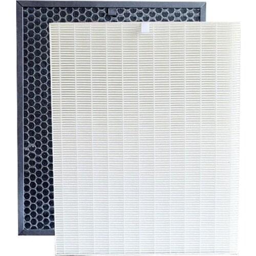FU-888SV HEPA and Actived Carbon Filter For Sharp FU-P60S FU-888SV FU-4031NAS FU-P40S Air Purifier Parts 39*31*3.5cm+39*31*1cm