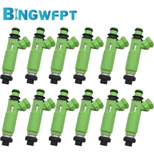 12PCS 195500-3170 1955003170 MD332733 1998-2003 for Mitsubishi Montero Sport 3.0L 6G72 Fuel Injectors