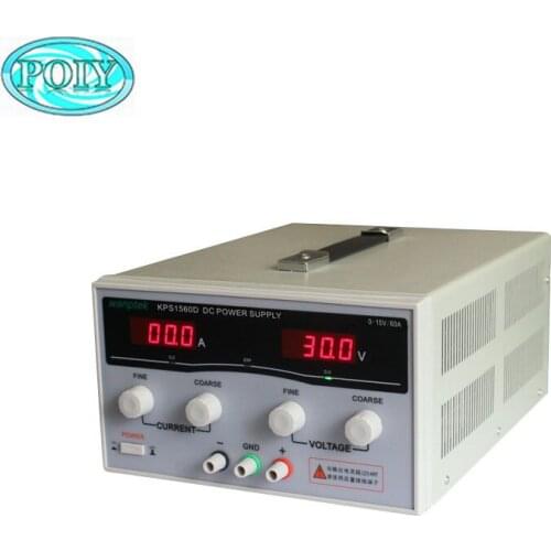 KPS1560D High precision Adjustable LED Dual Display Switching DC power supply 220V EU 15V/60A