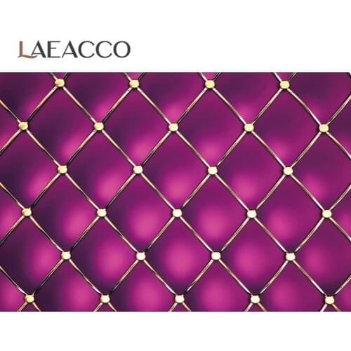 Laeacco Gold Rose Color Soft Headboard Drawing Pattern Seamless Pattern Party Decor Photography Backdrop Photographic Background