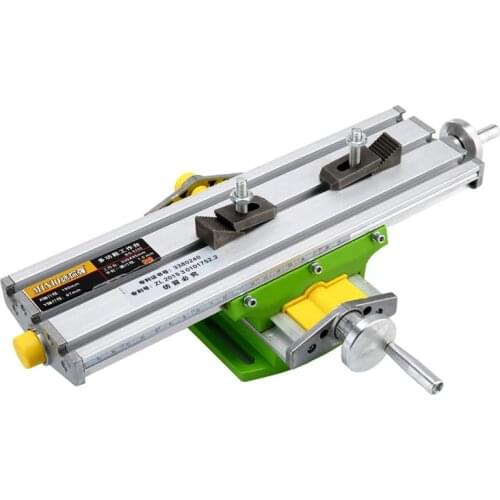 Mini Precision Multi-function Workbench Vise Bit Fixture Drilling and Milling Machine X and Y Axis Adjustment Coordinate Table
