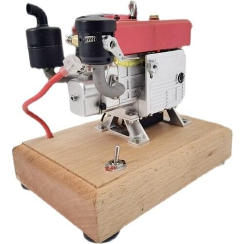 JDM-173 3.5cc Single Cylinder Engine Model Walking Tractor Diesel Engine Model For Rc Racing Car/Tractor Vehicle Accessories