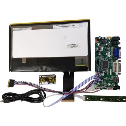 10.1 inch monitor display Touch display module kit DIY LCD screen accessories 1366X768IPS full viewing angle HDMI DVI VGA