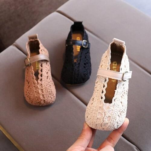 2021 autumn new fashion girls shoes children flat shoes princess sweet flat shoes girls size 21-30