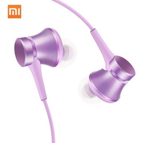 Original Xiaomi In-Ear Earphones Fresh Version Balance Damping System Earbuds with Mic Answering Calls Headset for Smartphone