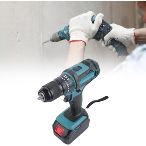 P15D 13mm Cordless Brushless Impact Electric Drill Screwdriver Compatible 1815 1820 1830 1840 1850 1860 Lithium Battery Power