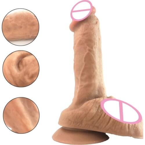Realistic Dildo For Woman Artificial Penis Real Dick Strapon Dildo With Suckion Cup Female Masturbator Anal Sex Toys For Woman