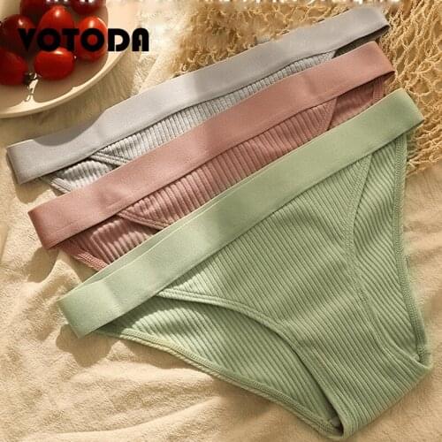 Woman Sexy G-String Cotton Solid Color Sports Seamless Panties Ladies Underwear Briefs Femal Lingerie T-Back Thongs Intimate