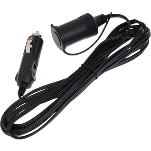 10ft Car Cigarette Cigar Lighter 12V 24V Extension Cable Socket Charger Lead