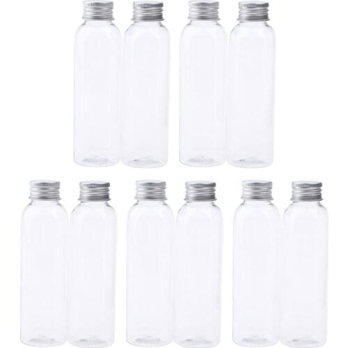 10pcs Empty Shampoo Body Wash Bottle Cosmetic Refillable Lotion Container