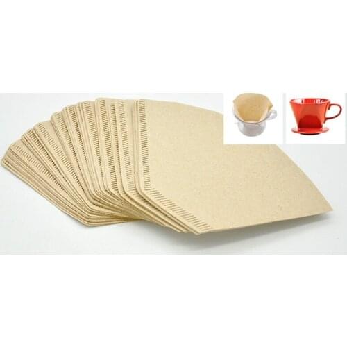 101 "V" Shape Coffee Cup Filter Paper Espresso Machine Mocha Pot Strainer Sheet