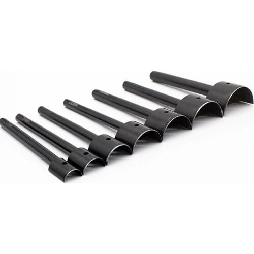 15-45mm Semicircle Punching Stitching Cut Steel Leather Corner Cutter Kits Manual Round Belt Strap Wallet Bag Leather Punch Tool