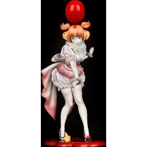 19cm It Pennywise Joker Girl Stephen Kings IT Clown PVC Action Figure Anime Figure Model Toys Collections Dolls