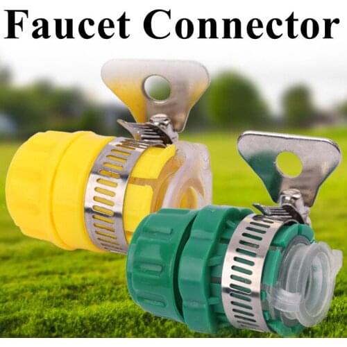 2 Colors ABS PVC Multifunctional water pipe faucet connecter Universal Hose Coupling Fitting Easy To Install Pipe Connector