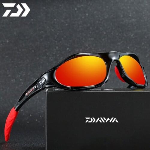 2021 Daiwa Mens Outdoor Anti-UV Fishing Sunglasses Polarized, Dust-proof, Sand-proof Goggles for Cycling GI781