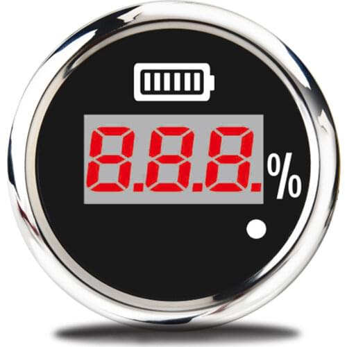 52mm Digital AMP Amperemeter Gauge Voltmeter for Car 38V~48V customizable signal Marine Ammeter Waterproof volt meter Motorcycle