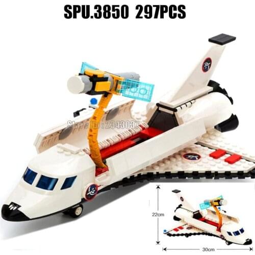 297pcs star marine cops space shuttle spaceship building block 1 Toy