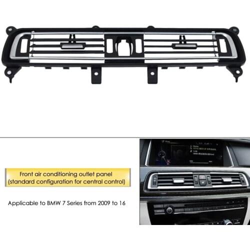 Car Central Console Air Conditioner AC Vent Grill Outlet Panel Cover for BMW 7 Series F01 F02 730 735 740