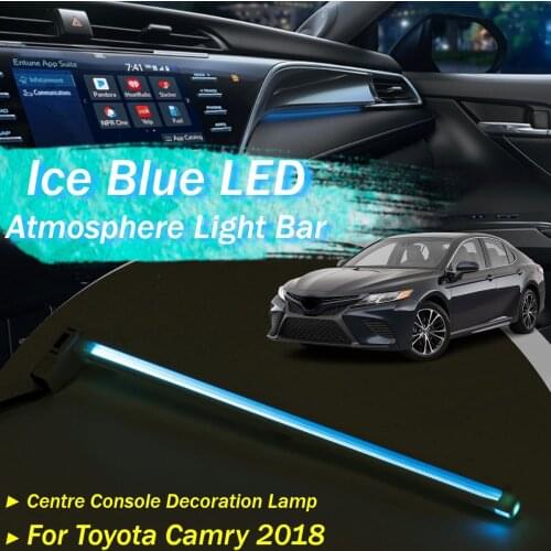 Car inner Inside Interior Led Atmosphere Decorative Lamp Light For Toyota Camry Altis XV70 2018 2019 For Daihatsu